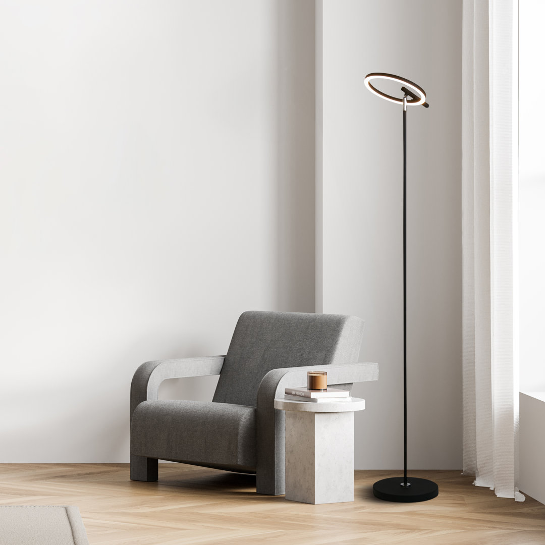 Daminik 140cm Matt LED Traditional Floor Lamp