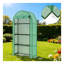 Serre compacte portable avec quatre tablettes et housse de protection en plastique