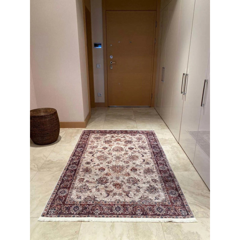 Toscana Performance Washable Oriental Indoor / Outdoor Rug, Rectangle 3'11" x 8'10"