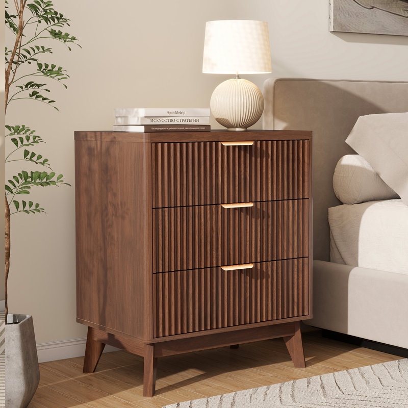 Ensemble de tables basses à plateau relevable avec tables de bout - Table basse et tables d'appoint en noyer, Noyer