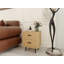 48cm W Manufactured Wood Bedside Table