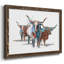 Modern Longhorns I, reproduction d'art sur toile-96286001-96286002