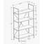 Bibliothèque moderne à quatre tablettes - hauteur 48 pouces-688313663