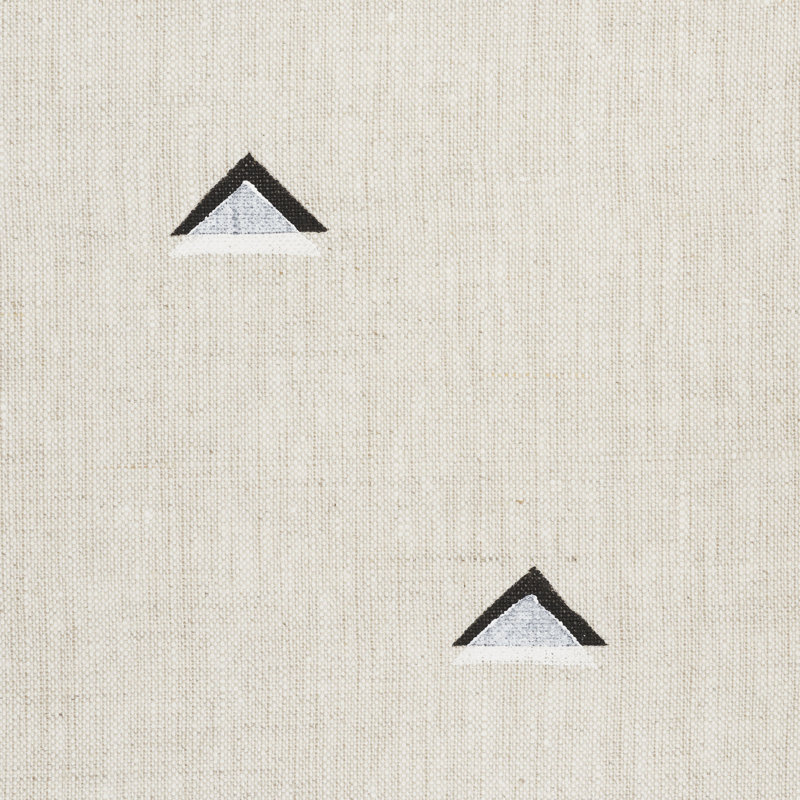 Tissu Schumacher x Caroline Z Hurley, Noir / blanc