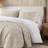 Catalina Botanical Linen Jacquard 100% Cotton Gauze 3-Piece Full/Queen Quilt Set-128759839-128759837