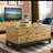 Classic solid wood TV stand coffee table