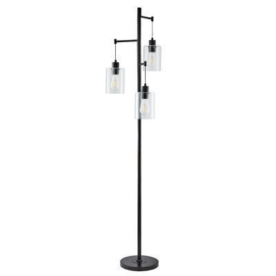 Hansell 65" Tree Floor Lamp with 3 Bulbs Included