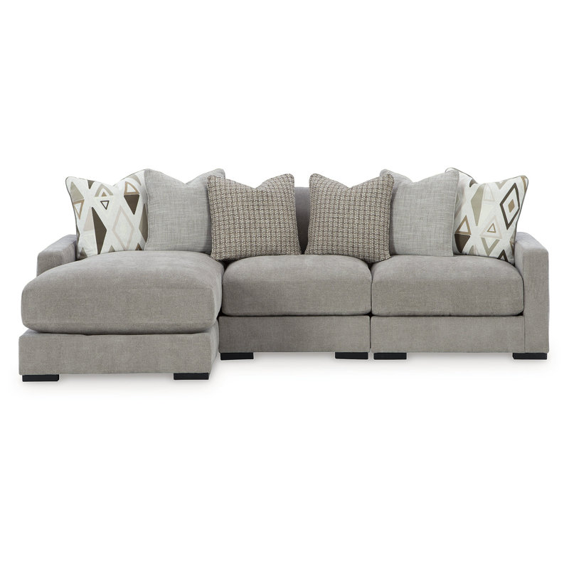 Bradninch 3-Piece Sofa Sectional With Chaise