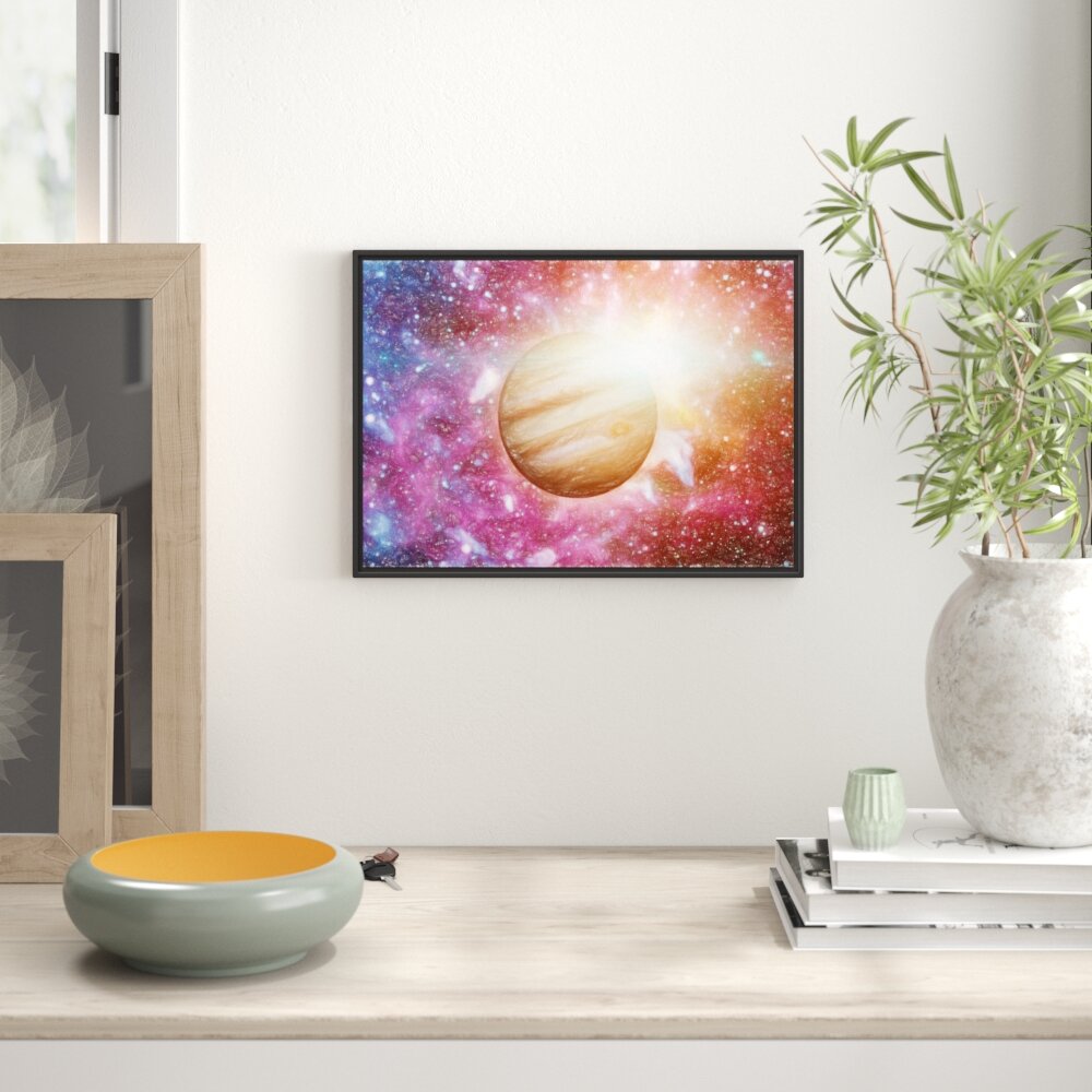 Gerahmtes Wandbild Planet JupiterUniversum