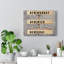 New Monday New Goal - Wrapped Canvas Print