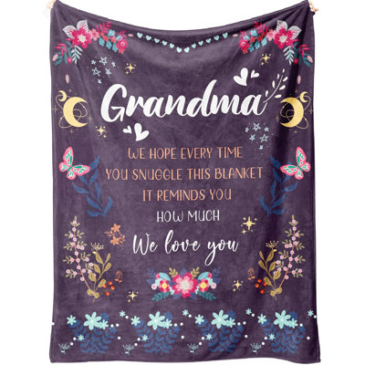 Couverture pour grand-mère - Anniversaire pour grand-mère