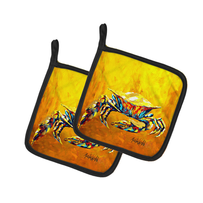 Caroline's Treasures Martin Welch New Artwork Polyester Potholder Set