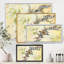 Oiseaux sur un pommier en fleurs - Peinture sur toile-59916147-59916148