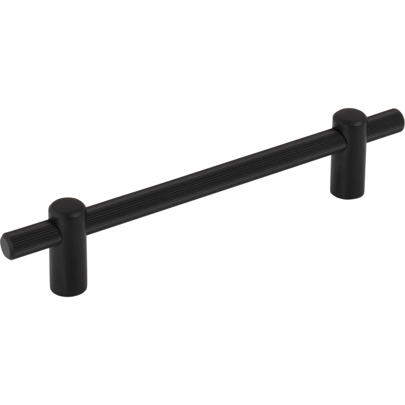 Dempsey Bar Pull, Flat Black, 5 1/16" Center To Center
