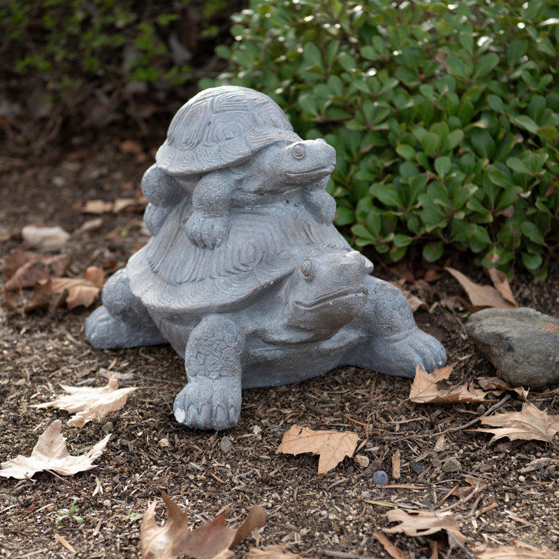 Aalayiah Tortoise Weather Resistant Garden Statue