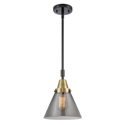 Luminaire suspendu conique 1 lumière Ashwath