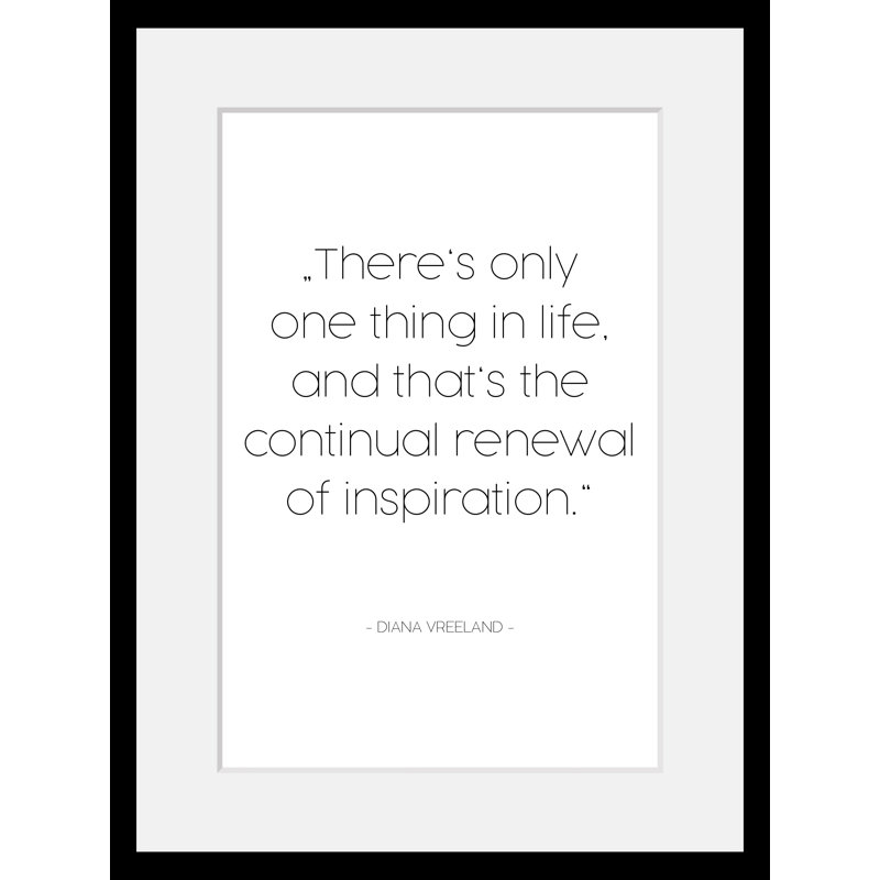 Lettering - Single Picture Frame Print
