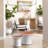 Captain 48'' Glass Top Console Table