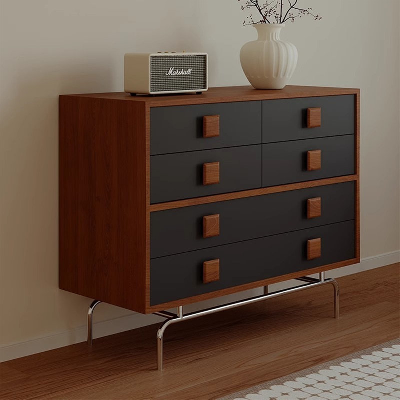 Commode d'appoint Vintage, Noir