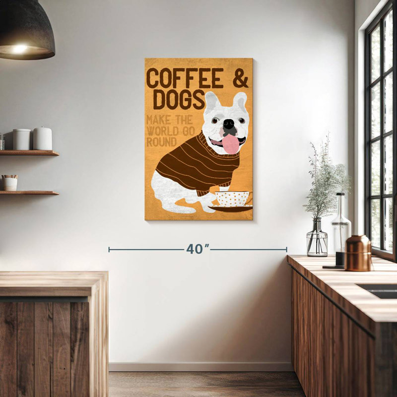 Bouledogue français Ketti Coffee and Dogs, H 36 po x l 24 po