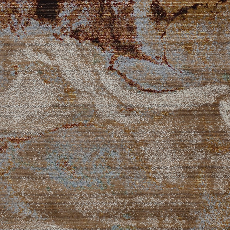 Tapis doré / brun Crittenden, Rectangle 3 pi x 5 pi