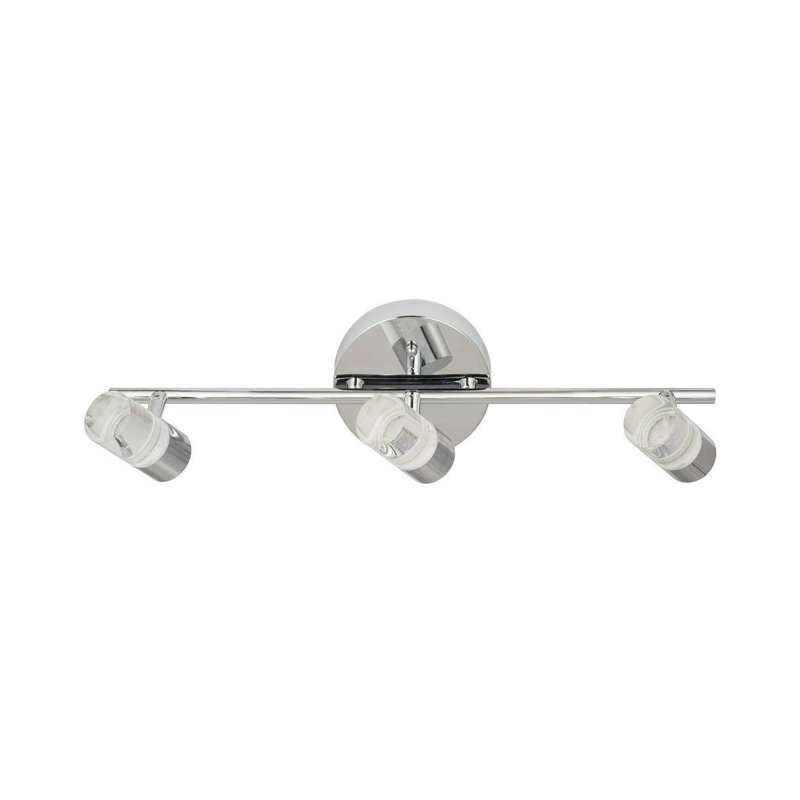 Amtul 21.26'' 3 -Light Fixed Track Track Kit with Adjustable Head