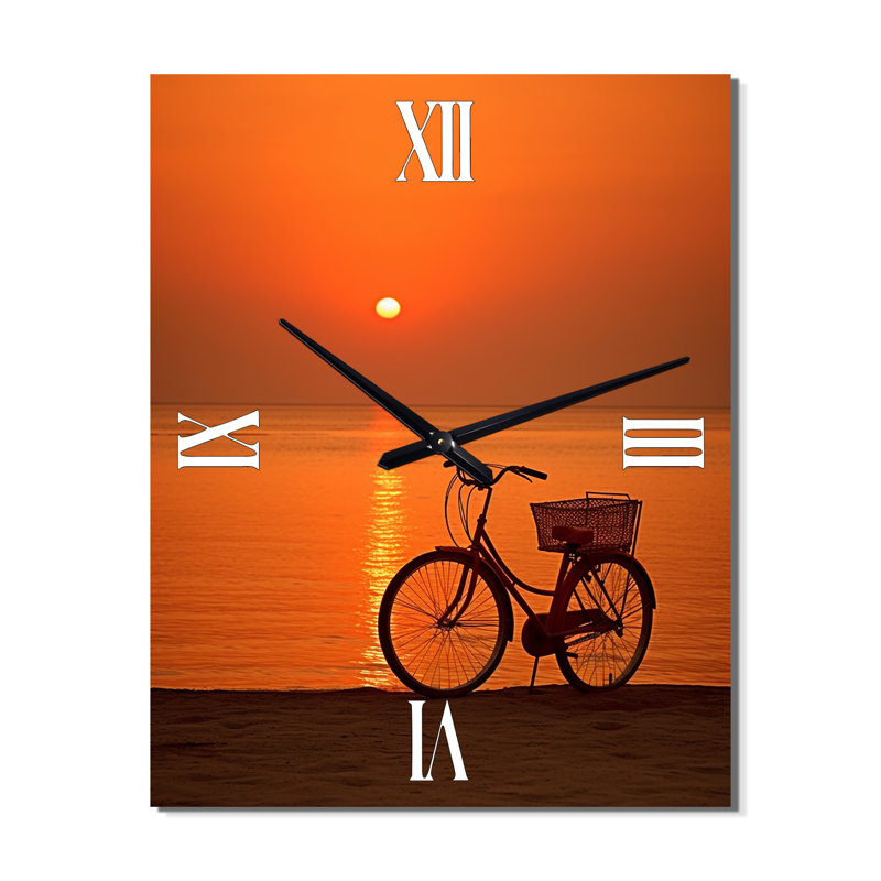 Horloge murale moderne Sunset Spin I, Petit
