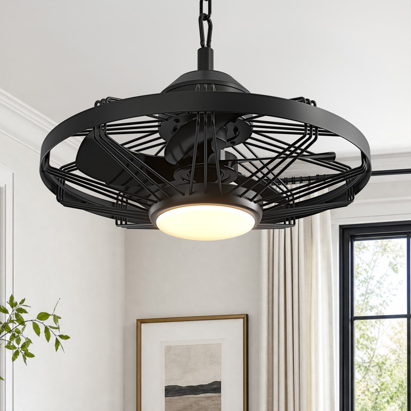 Ventilateur de plafond extérieur imperméable 20 po avec lumières, ventilateur de pavillon enfichable pour patio et porche