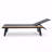 Wooden Side Table, Chaise Lounge With Attached, 1Pc