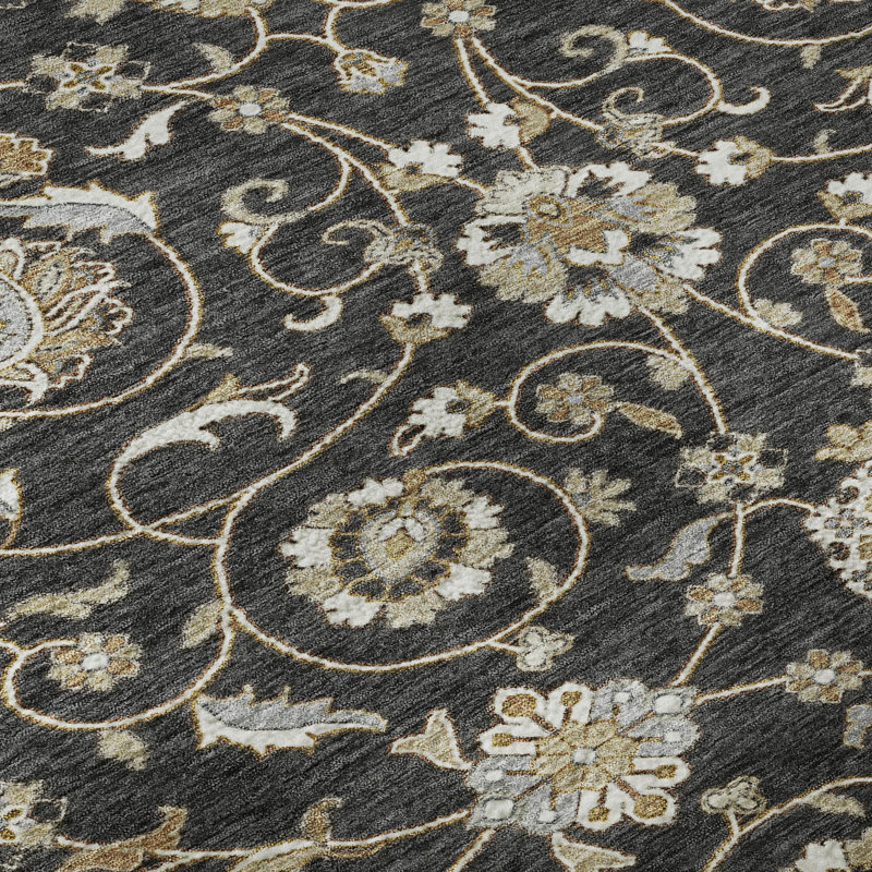 Premium Machine Washable Gurubaksh AMF1149 Moroccan Rug, Rectangle 9' x 12'