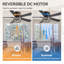 52'' Iris 5 - Blade Standard Ceiling Fan with Remote Control and Light Kit Included-1307974968