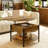 Wynny 27"W Round Lift-Top Wood Coffee Table with Storage-2058033455