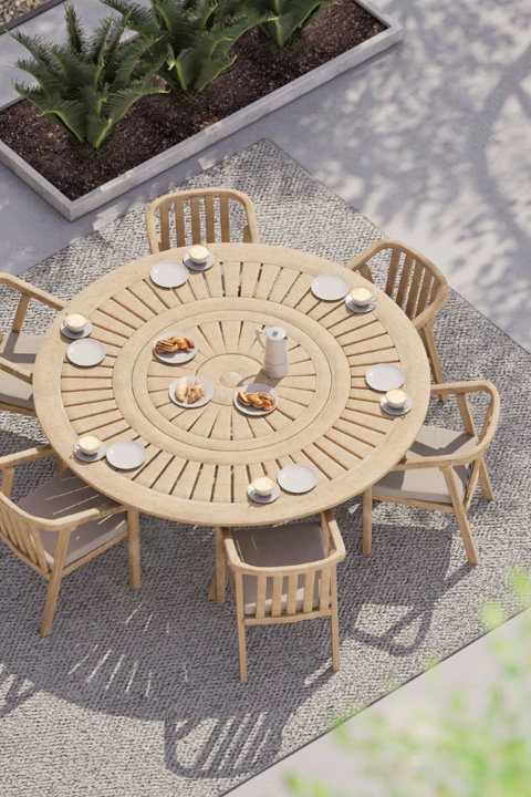 Mayfair Fire Pit Lounging Set