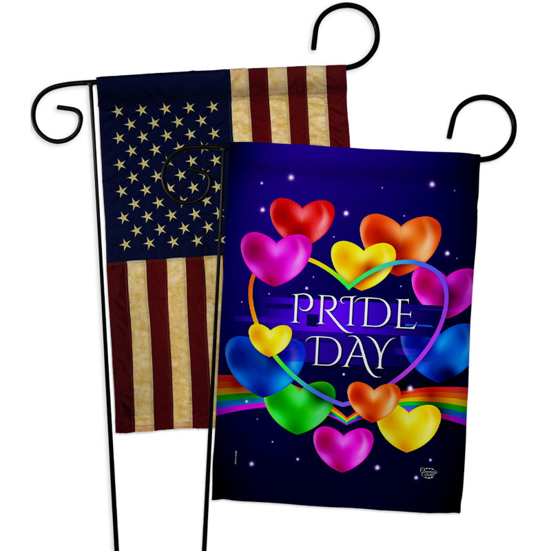 Double Sided 18.5'' H x 13'' W Polyester Kwanzaa Garden Flag