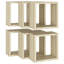 Glendine 6 Piece Square Cube Shelf