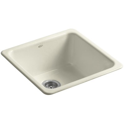 IronTones 20.875" L x 20.875" W Dual Mount Kitchen Sink