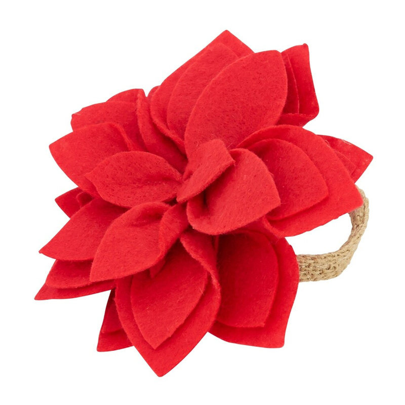 Porte-serviettes en polyester, Rouge