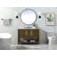 Bonsai 48'' Single Bathroom Vanity with Carrara Marble Top-73360031