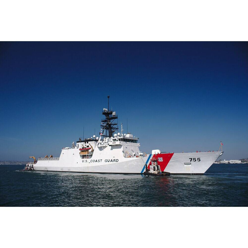 Modèle de navire USCG Munro WMSL-755, H 10 po x l 30 po x P 5 po