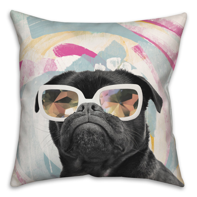 Throw Pillow, 16"H x 16" W