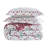 Holiday Harmony Oversized Reversible Holiday Bedding Down Alternative Comforter Set with shams-102536171