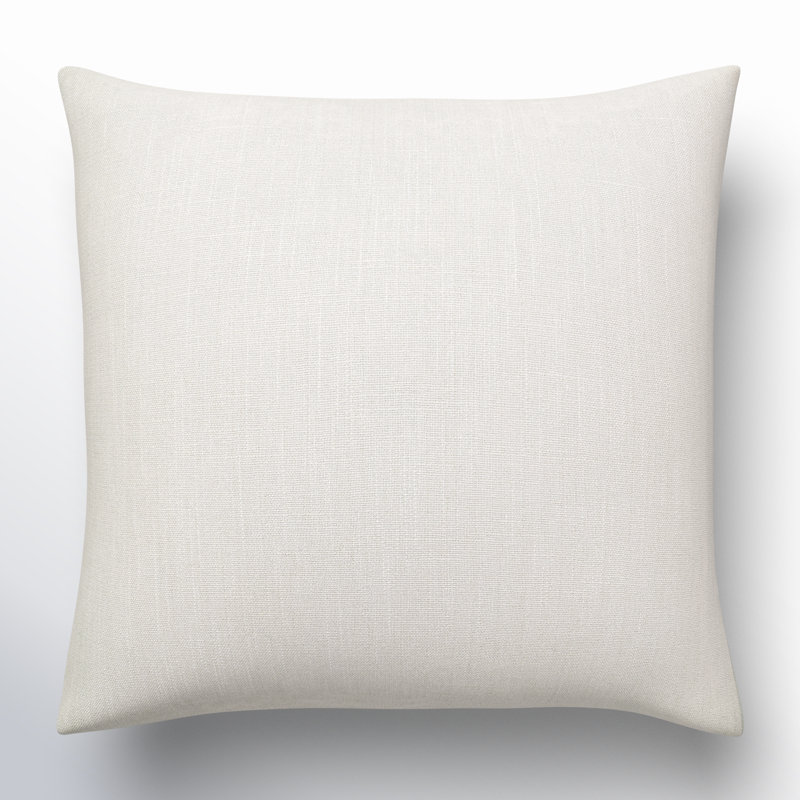 Coussin 100% coton Natalia, Housse de coussin seulement - sans coussin, Noir