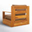 Krista Teak Armchair-1885300264