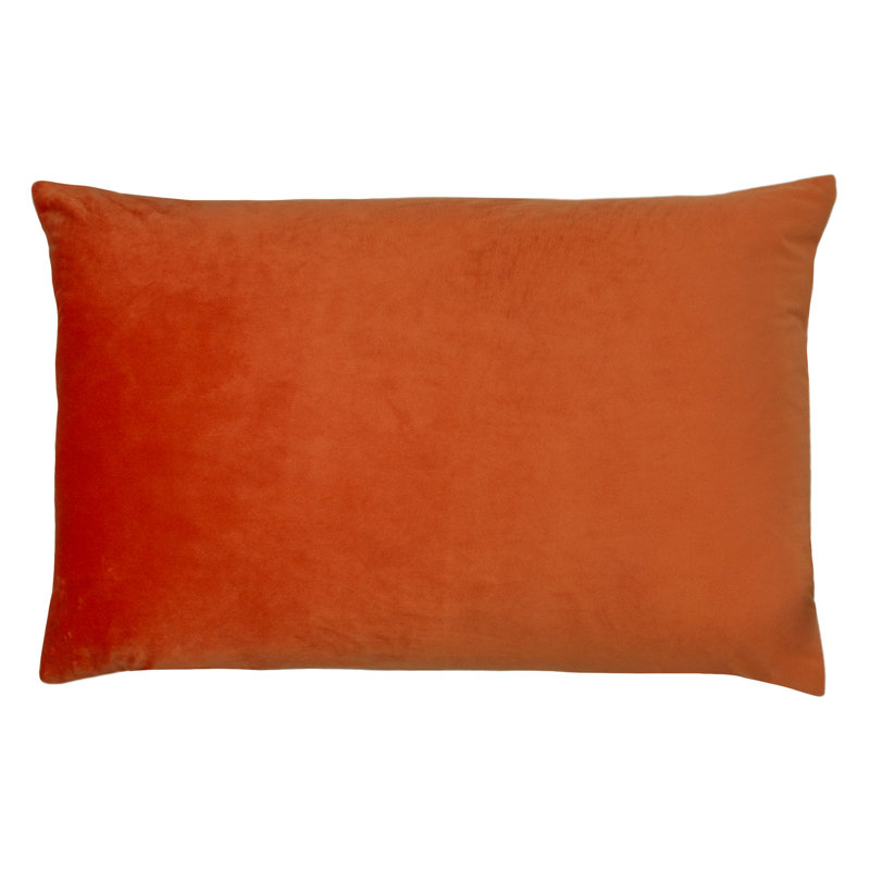 Azalea Floral Red Rectangular Throw Cushion