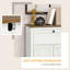 Armoire de ferme avec portes doubles et tablette réglable
