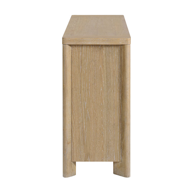 Karcen Solid Wood 64'' 8-Drawer Rustic Dresser