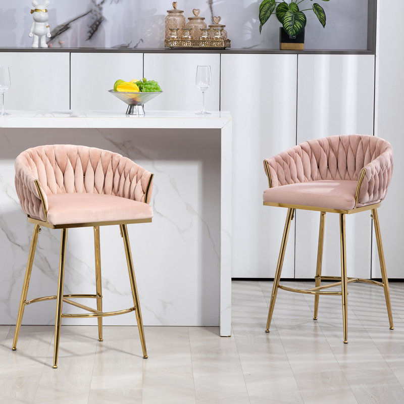Tabouret de bar 26 po Celie, Rose