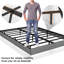 Cowen Floating Bed Frame with LED Lights Metal Slats Underbed Storage Space No Box Spring-1556098085-1605508652