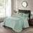 Reversible Quilt Set With Classic Stitch Pattern, Prewashed Cotton Filling, And Antimicrobial Treatment For Year-Round Comfort-122502135-122502136