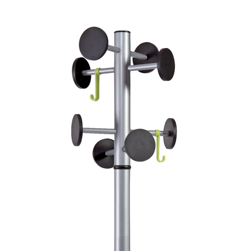 Abigeal Metal Freestanding Coat Rack, Metallic
